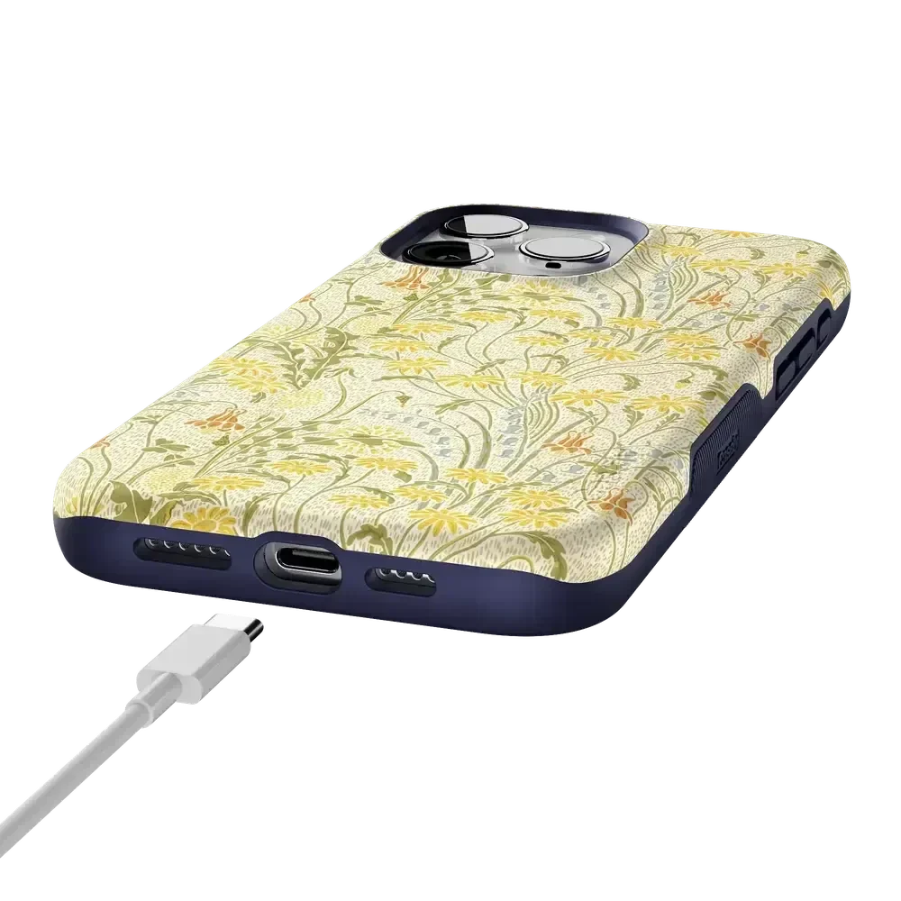Boho Blooms | Golden Floral Case