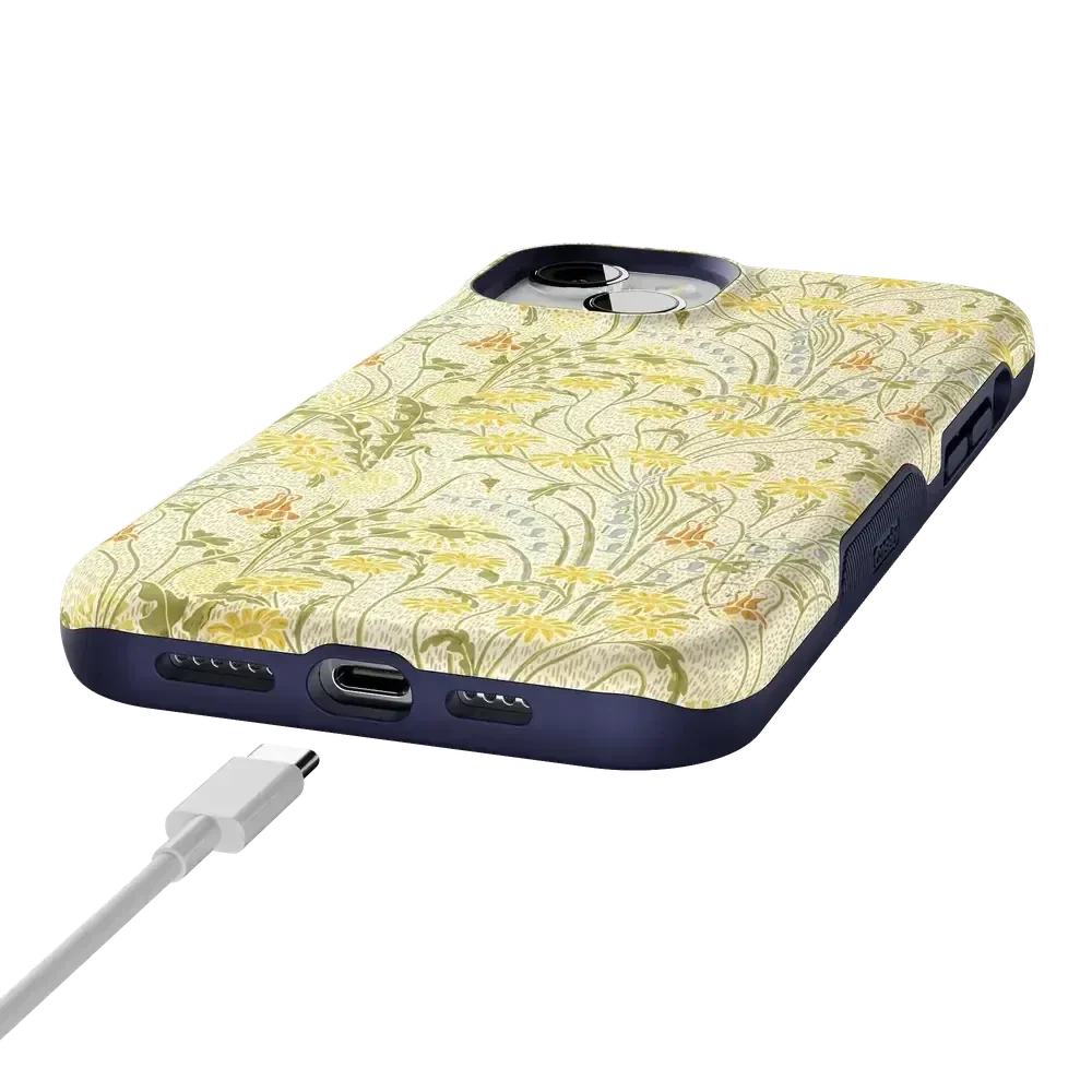 Boho Blooms | Golden Floral Case
