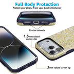 Boho Blooms | Golden Floral Case