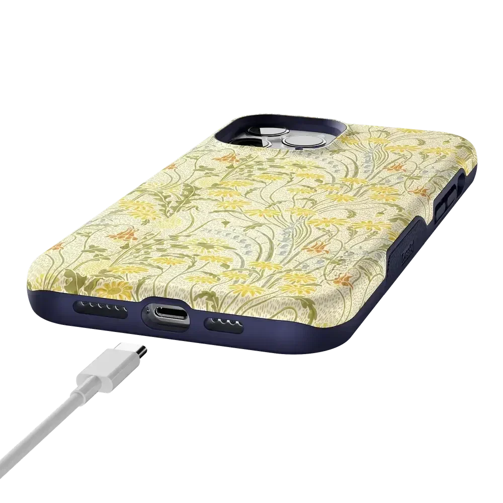 Boho Blooms | Golden Floral Case