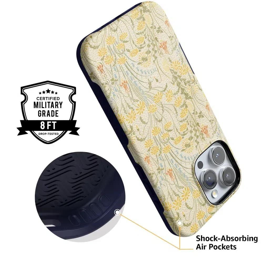 Boho Blooms | Golden Floral Case