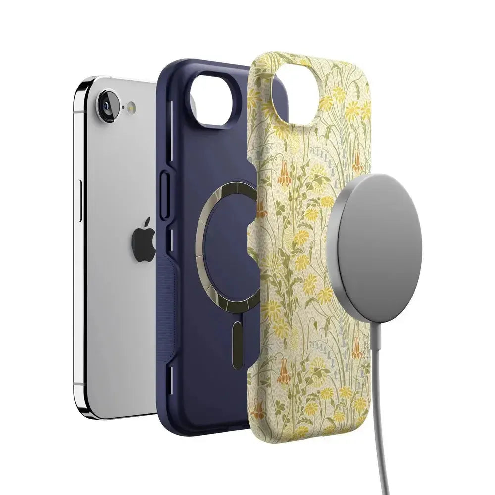 Boho Blooms | Golden Floral Case