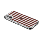 Sunday in Brooklyn | Burgundy Stripes Case