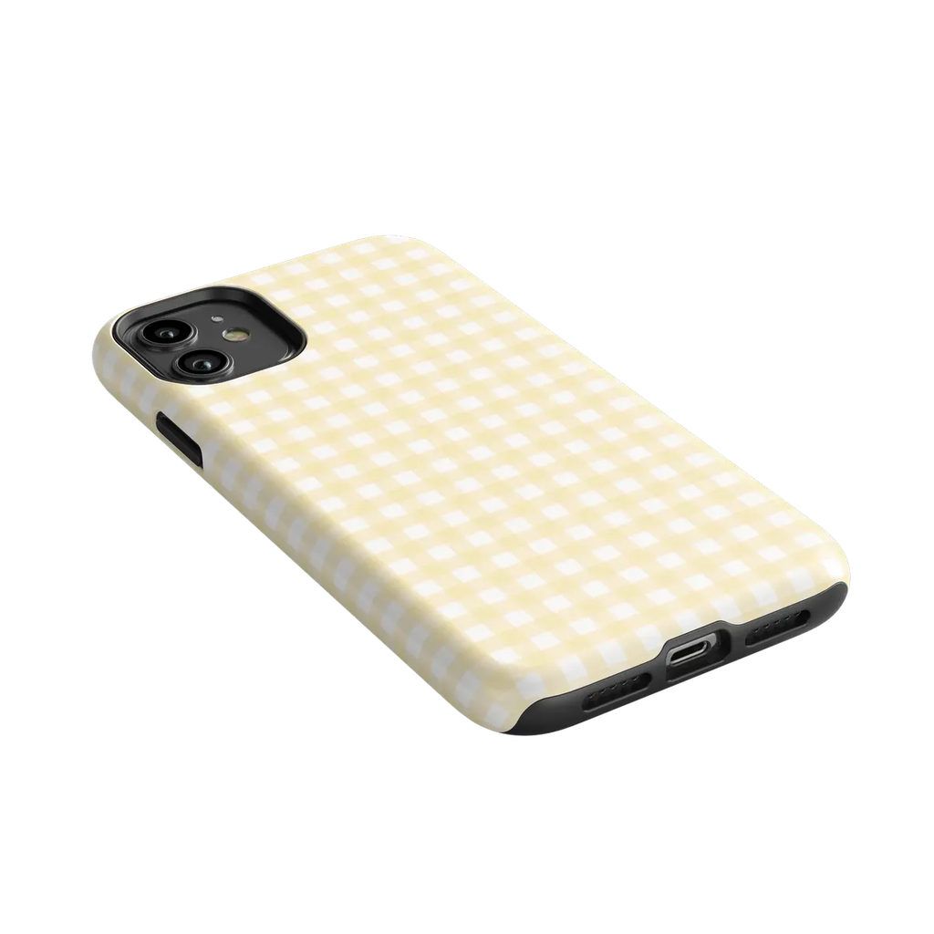 Pastel Picnic | Yellow Gingham Case