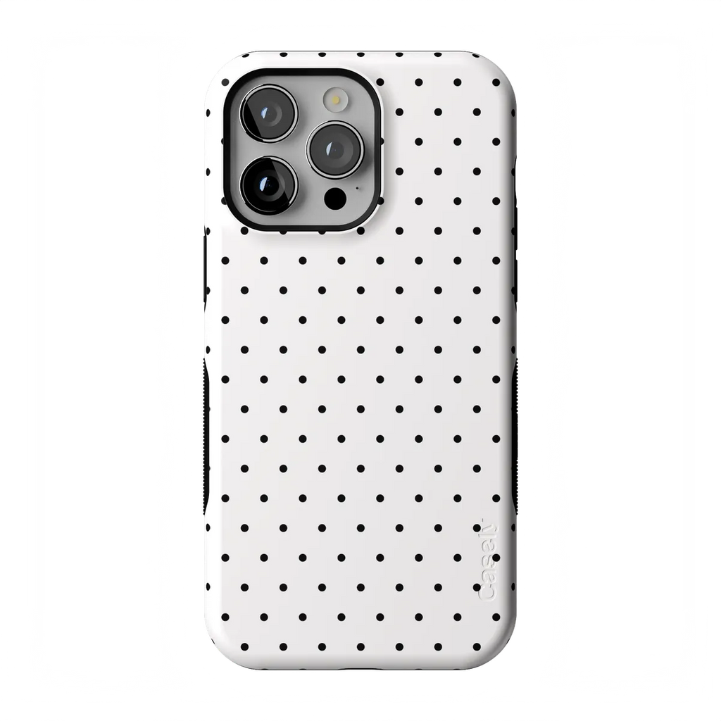 On the Dot | Black Polka Dot Case