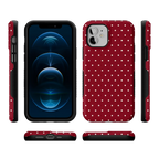 On the Dot | Maroon Polka Dot Case