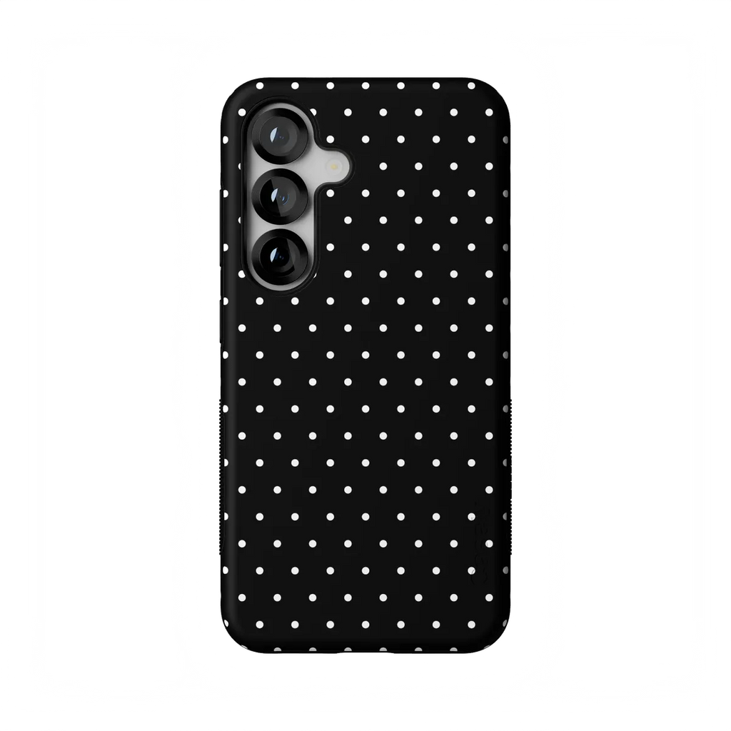 On the Dot | White Polka Dot Case