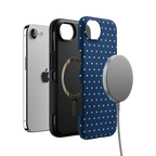 On the Dot | Navy Polka Dot Case