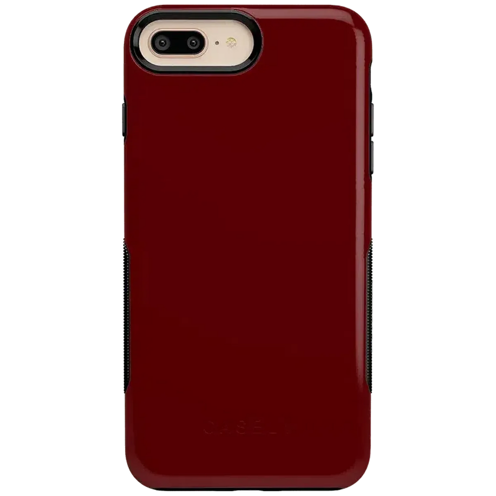 Burgundy Red on Black | Ultra-Protective Bold Case
