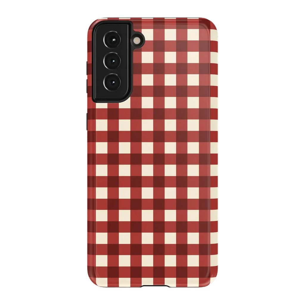Checked Twice | Red Plaid Case