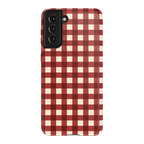 Checked Twice | Red Plaid Case