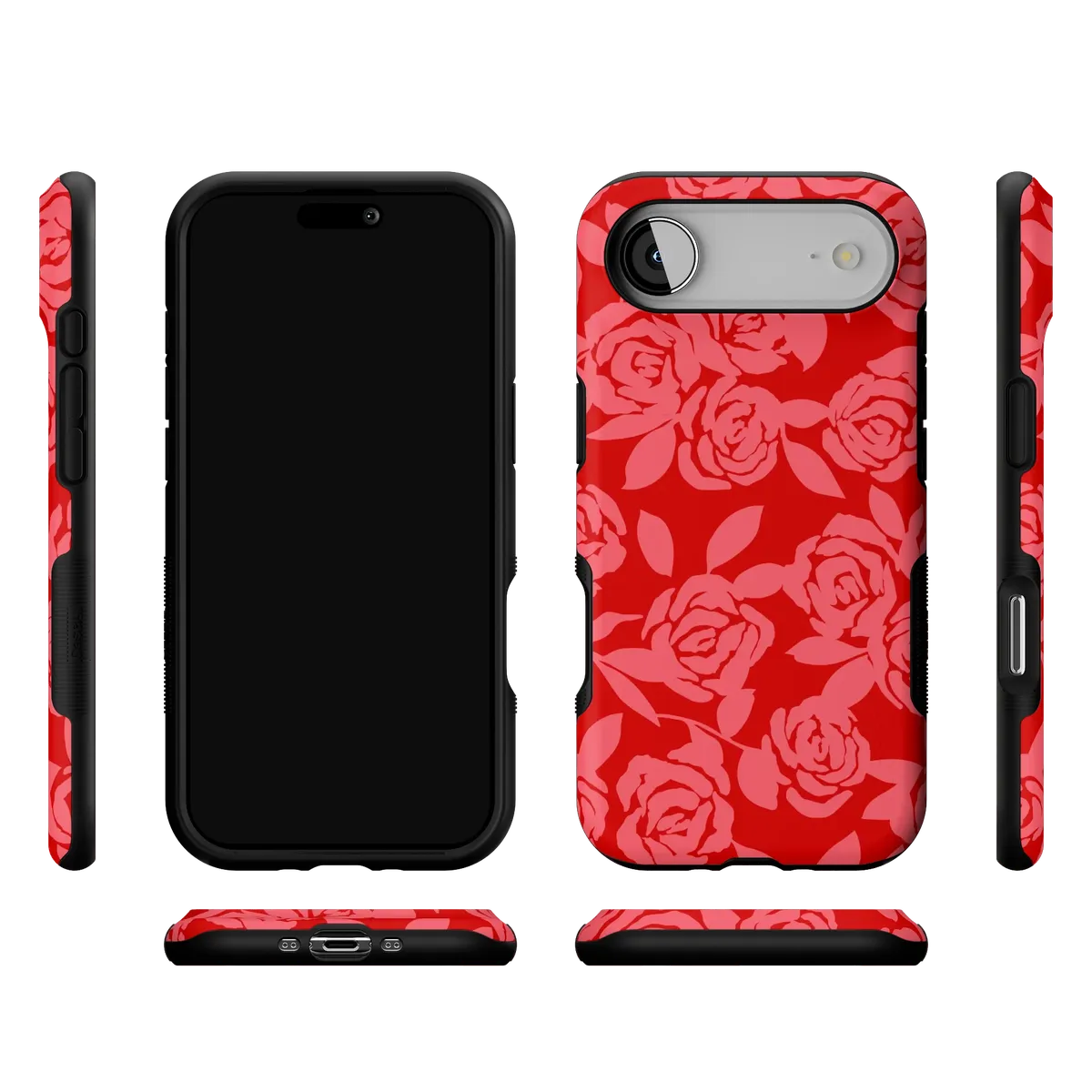 Final Rose | Red & Pink Floral Case