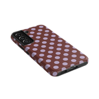 Spotted in SoHo | Burgundy Polka Dot Case