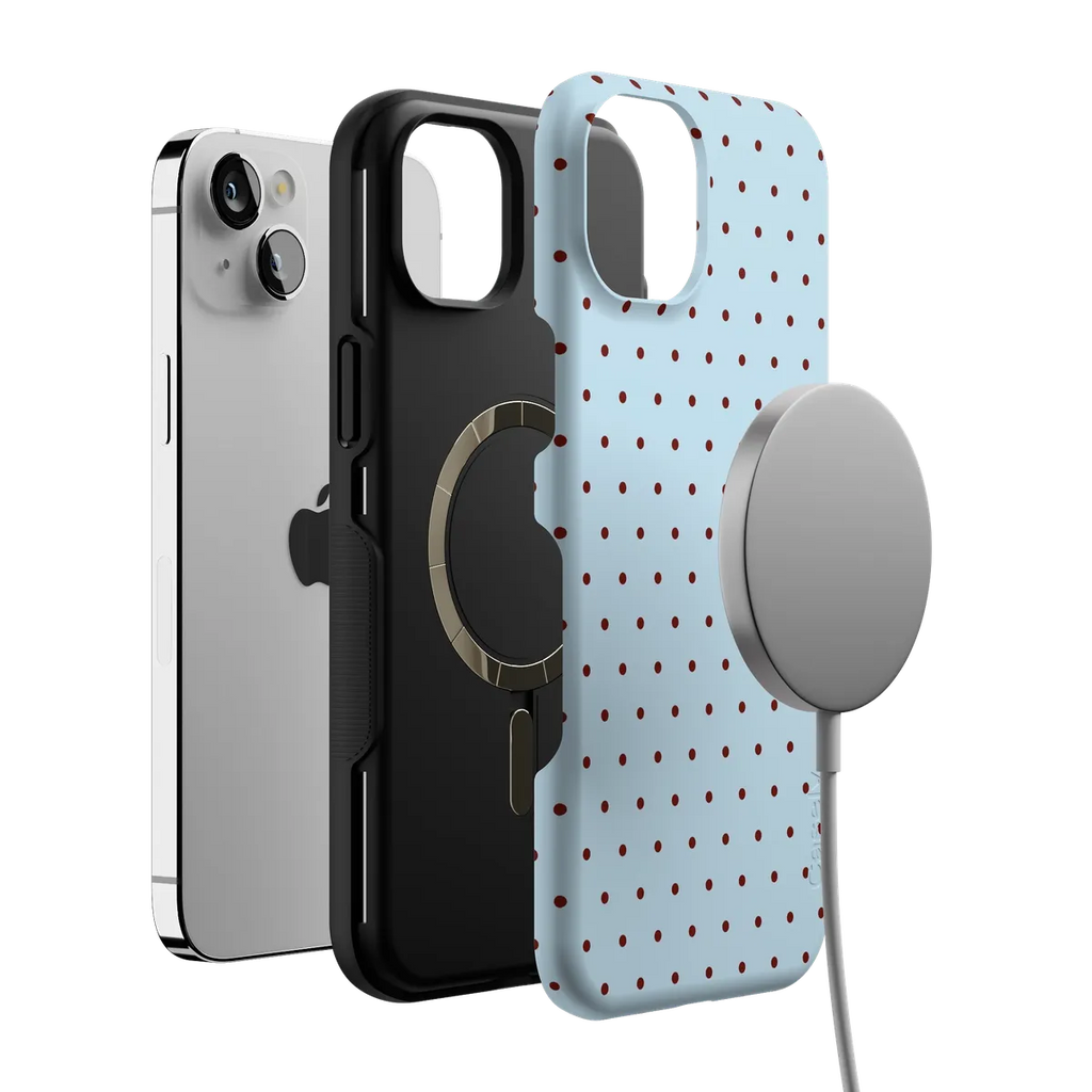 On the Dot | Blue Polka Dot Case