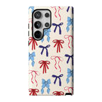 American Girlie | Red White & Blue Bows Case