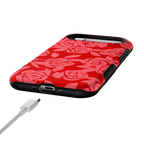 Final Rose | Red & Pink Floral Case