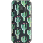 Cactus Patterned Clear Floral Samsung Case