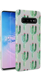 Cactus Patterned Clear Floral Samsung Case