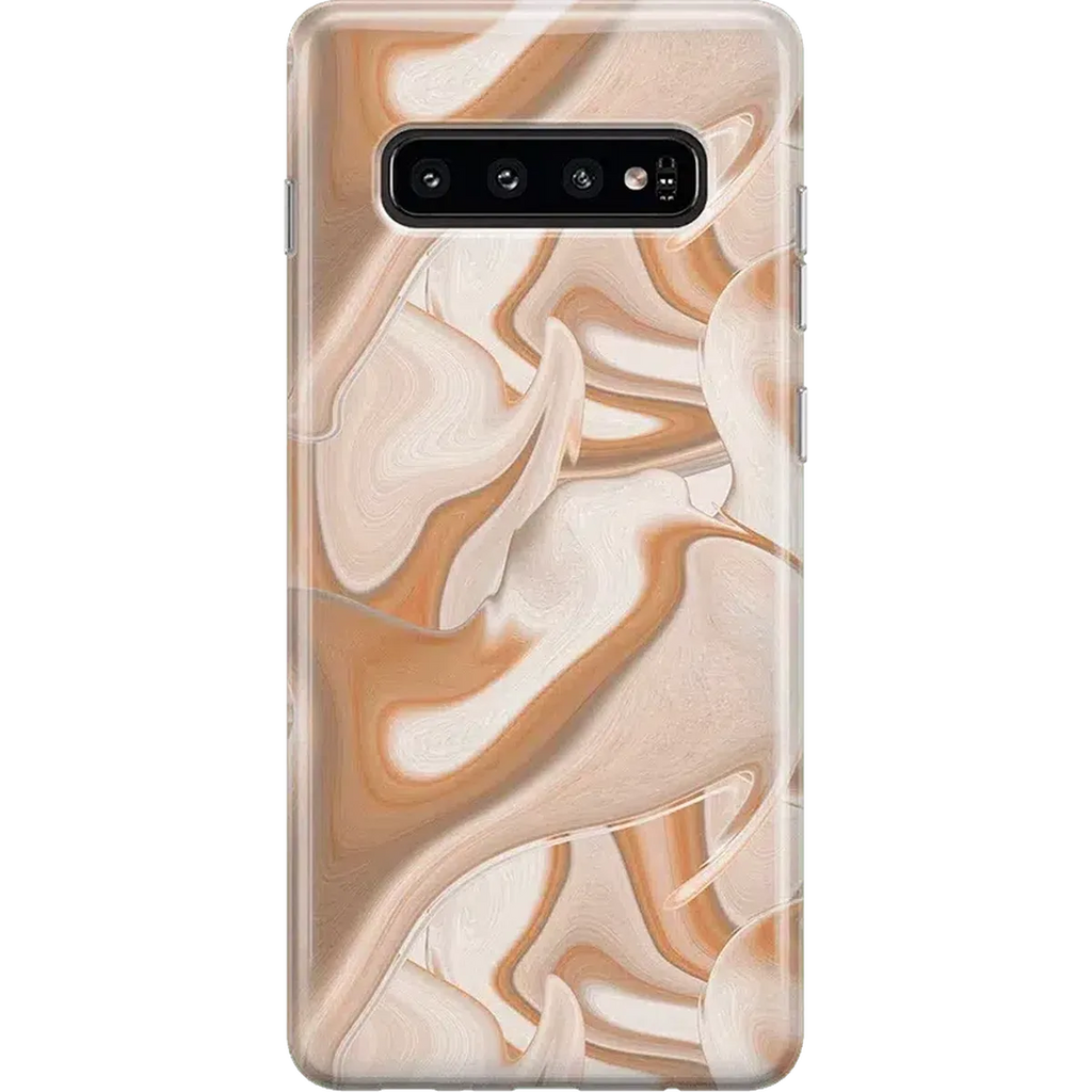Caramel Delight | Marble Swirl Samsung Case