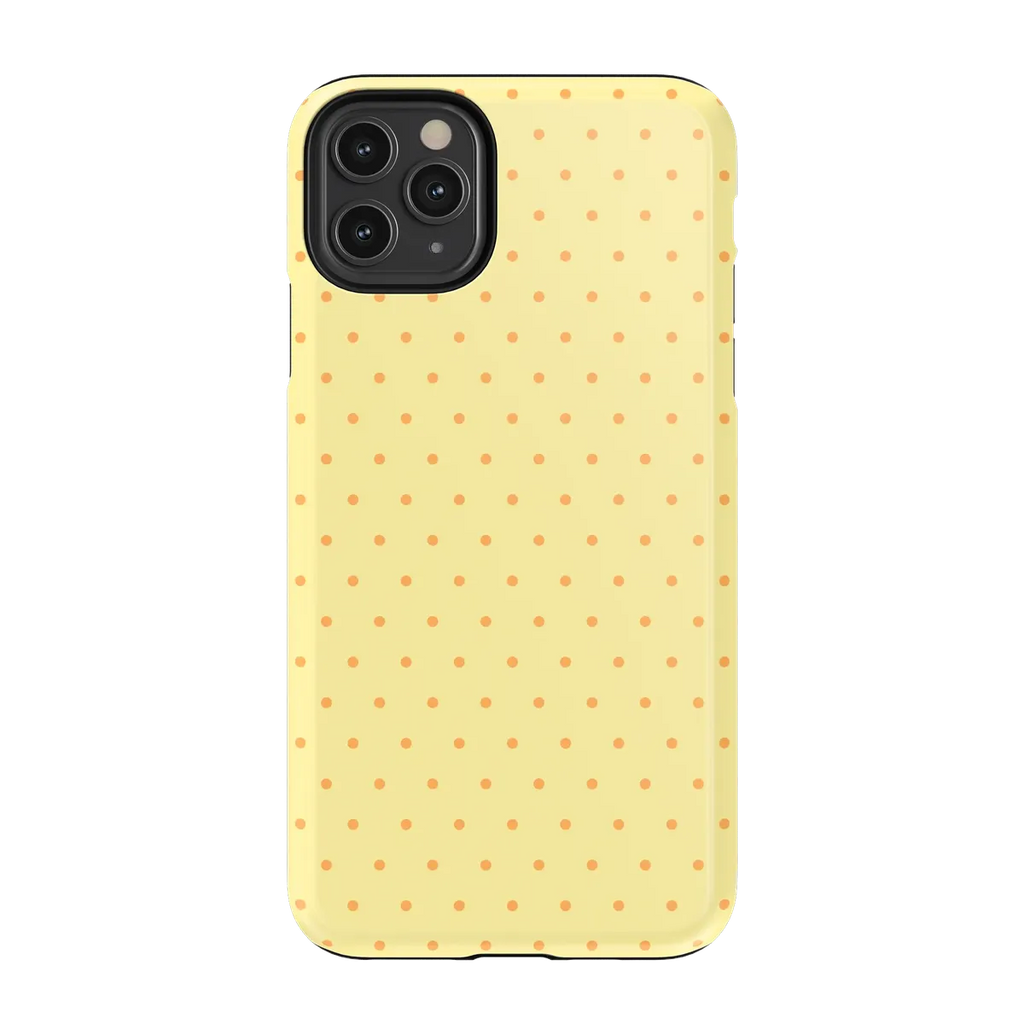 On the Dot | Yellow Polka Dot Case