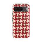 Scarlet Stitch | Red Houndstooth Case