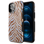 Untamed | Brown & Blue Zebra Case