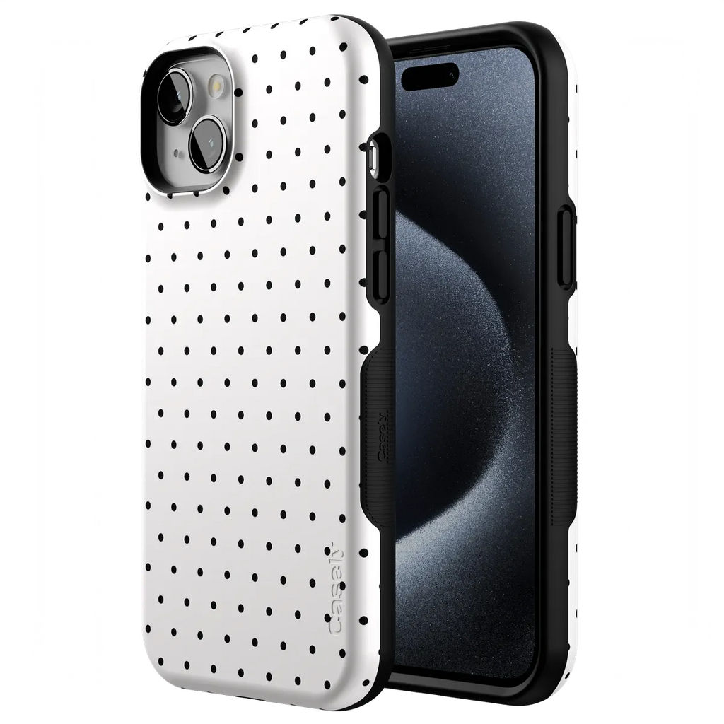 On the Dot | Black Polka Dot Case