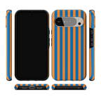 Go New York | Blue & Orange Stripes Case
