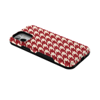 Scarlet Stitch | Red Houndstooth Case