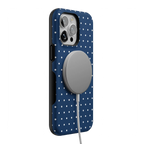On the Dot | Navy Polka Dot Case