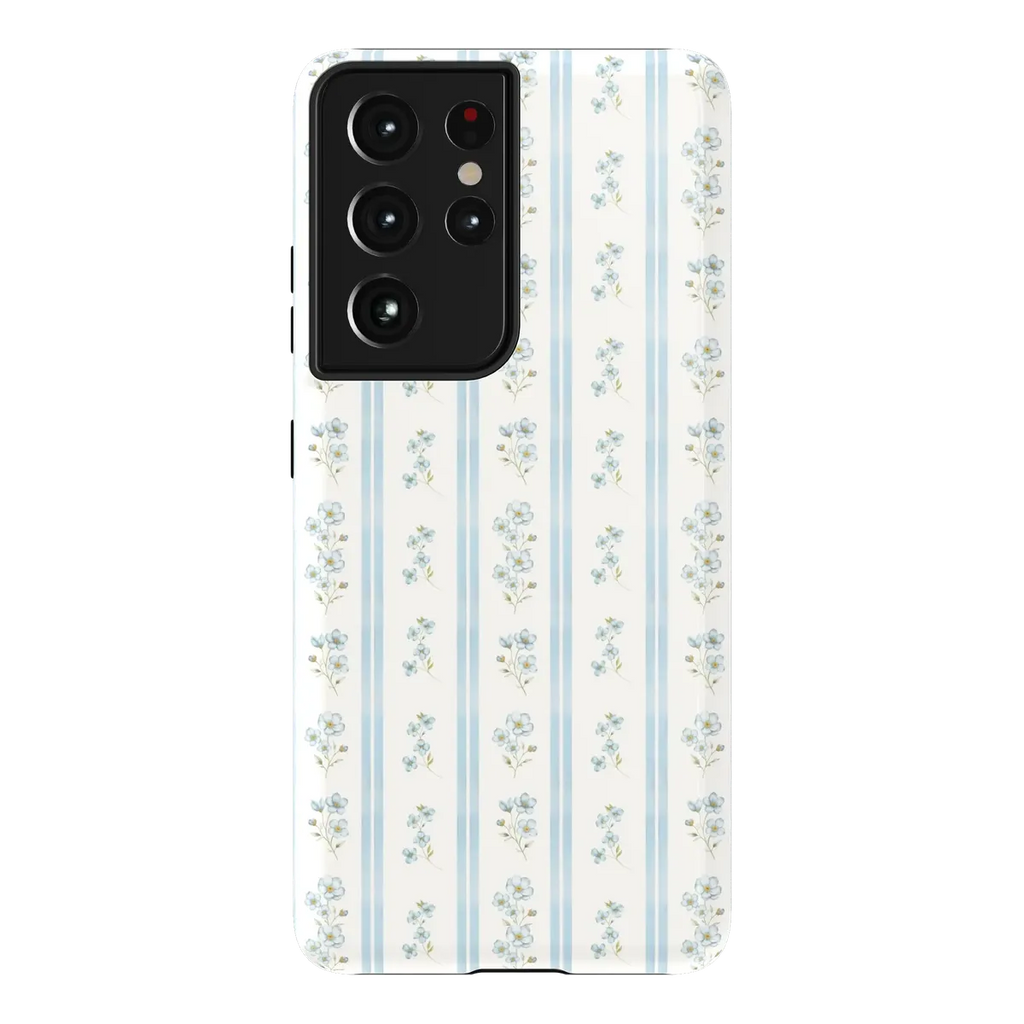 Cottage Stripe | Blue Floral Case