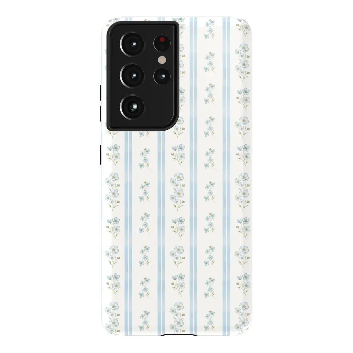 Cottage Stripe | Blue Floral Case