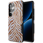 Untamed | Brown & Blue Zebra Case
