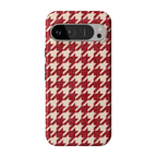 Scarlet Stitch | Red Houndstooth Case