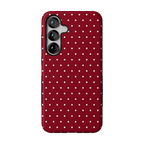 On the Dot | Maroon Polka Dot Case