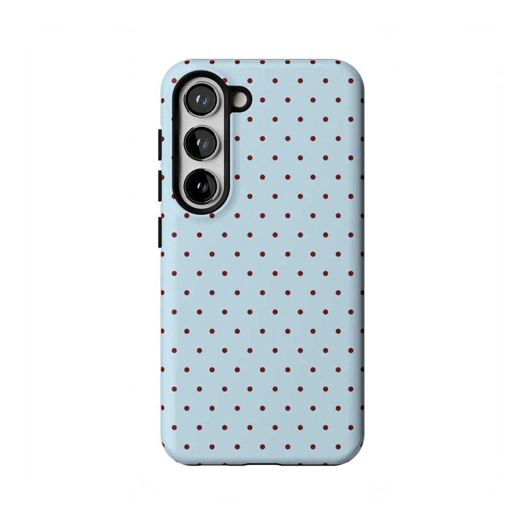 On the Dot | Blue Polka Dot Case
