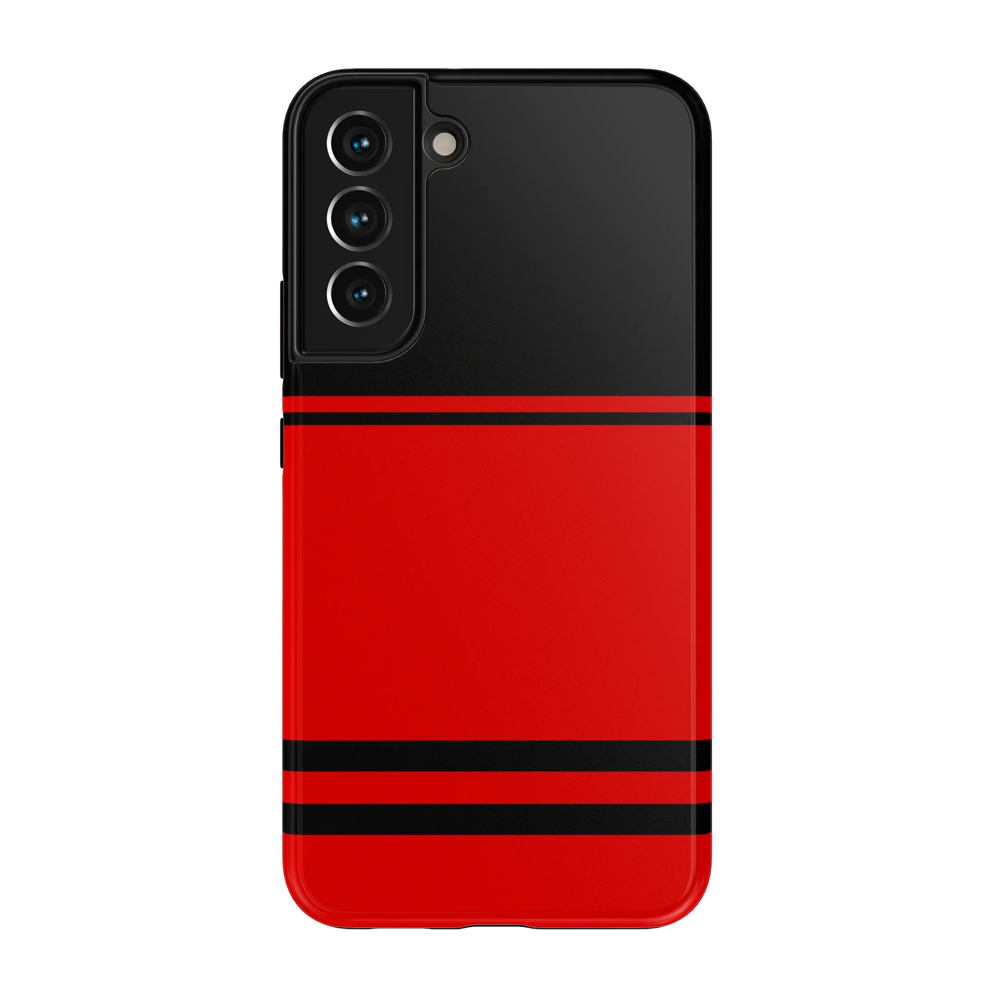 Storm Warning | Black & Red Stripes Case