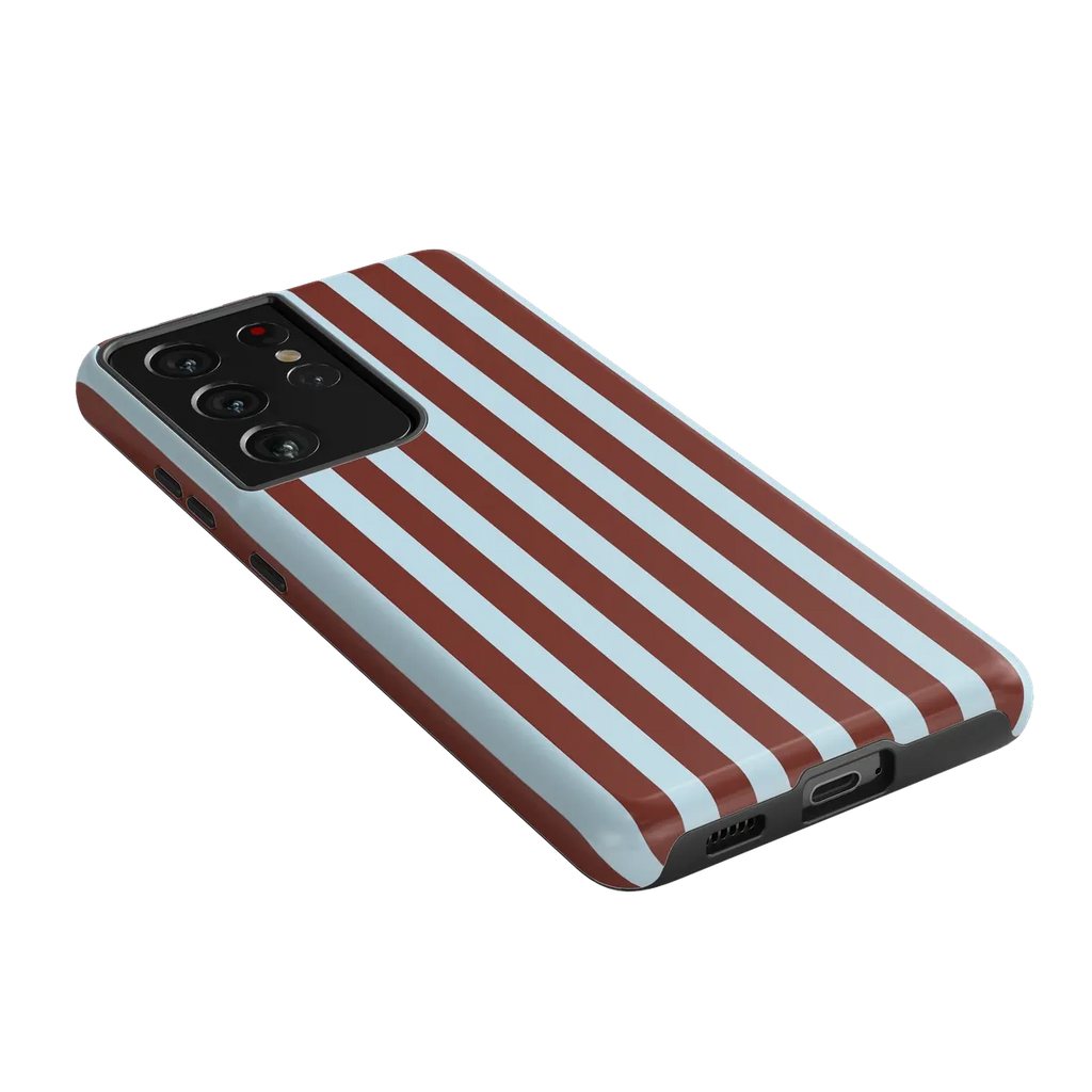 Sunday in Brooklyn | Blue Stripes Case