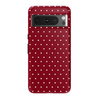 On the Dot | Maroon Polka Dot Case