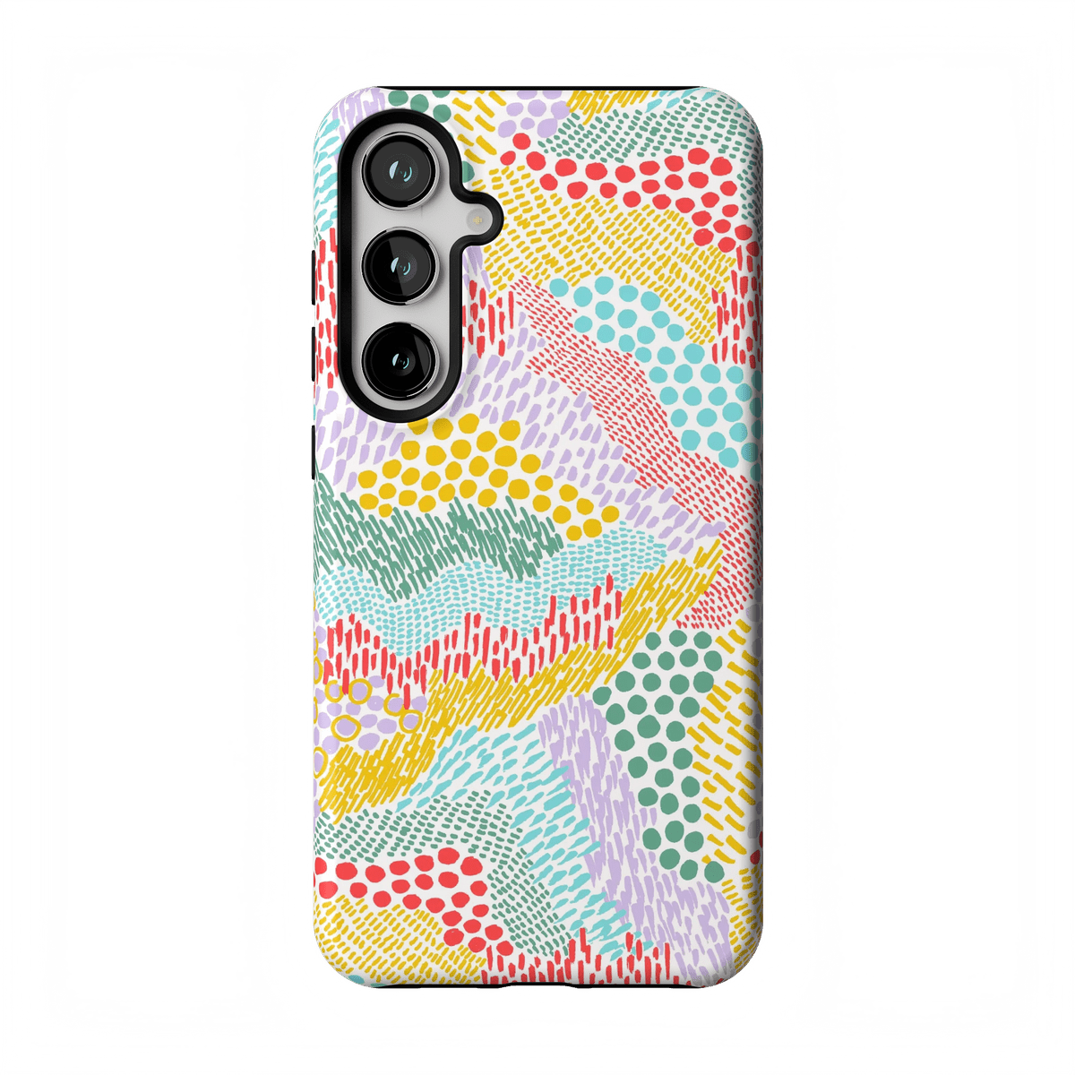 Color Me Happy | Pattern Colorblock Case