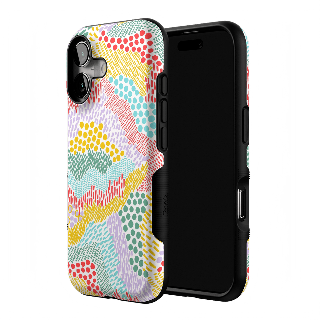 Color Me Happy | Pattern Colorblock Case