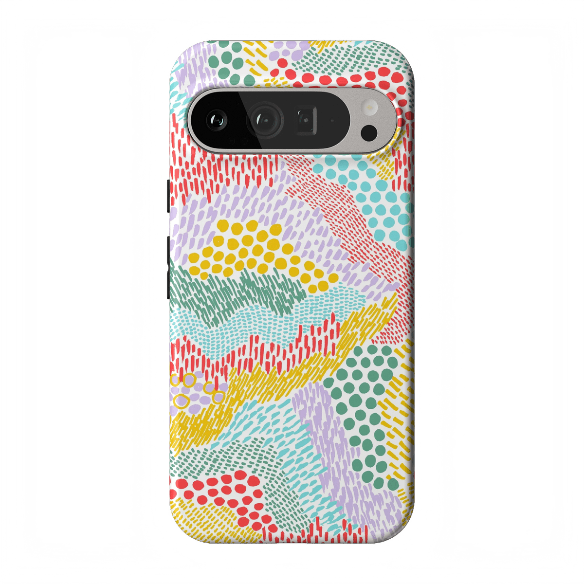 Color Me Happy | Pattern Colorblock Case