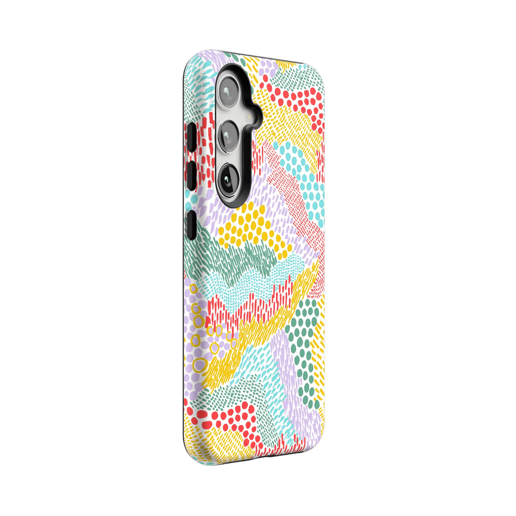Color Me Happy | Pattern Colorblock Case