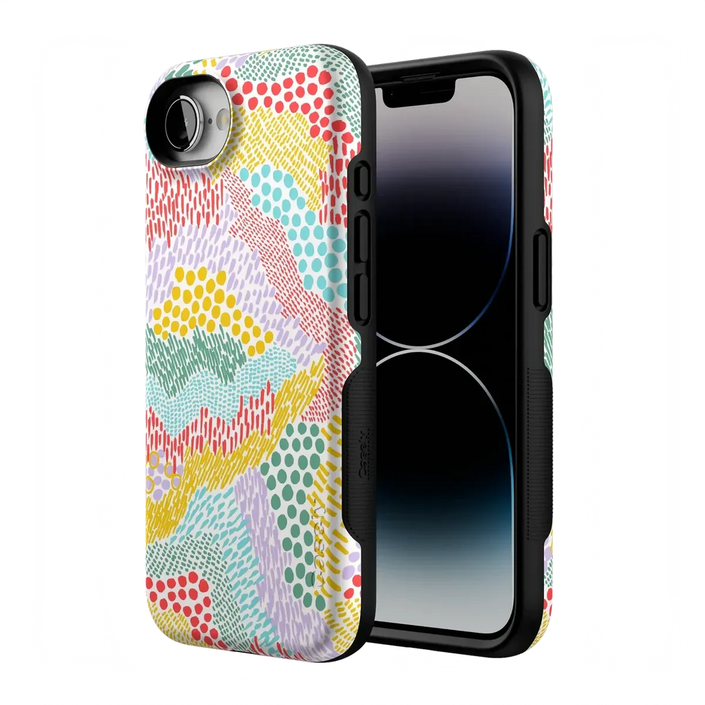 Color Me Happy | Pattern Colorblock Case