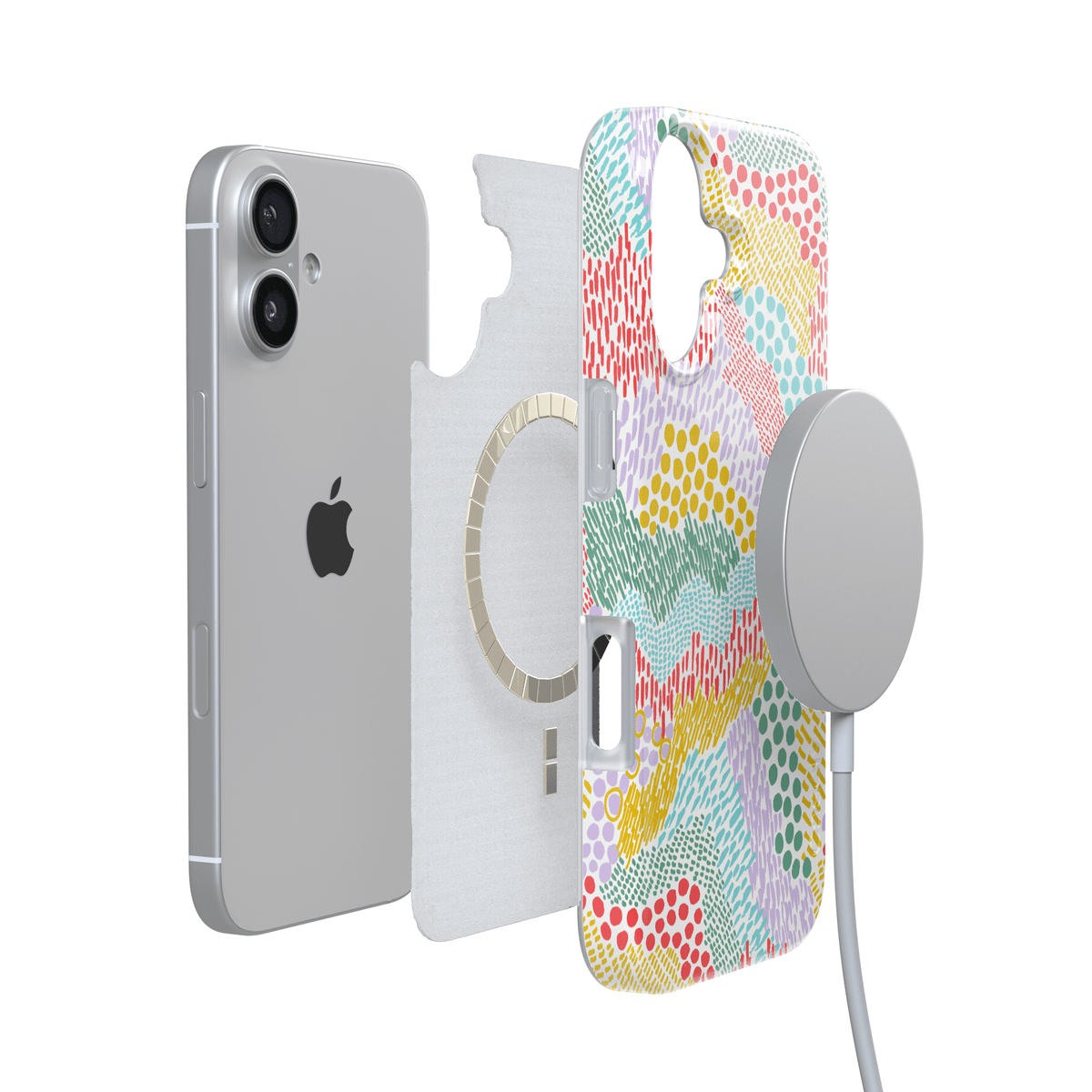 Color Me Happy | Pattern Colorblock Case