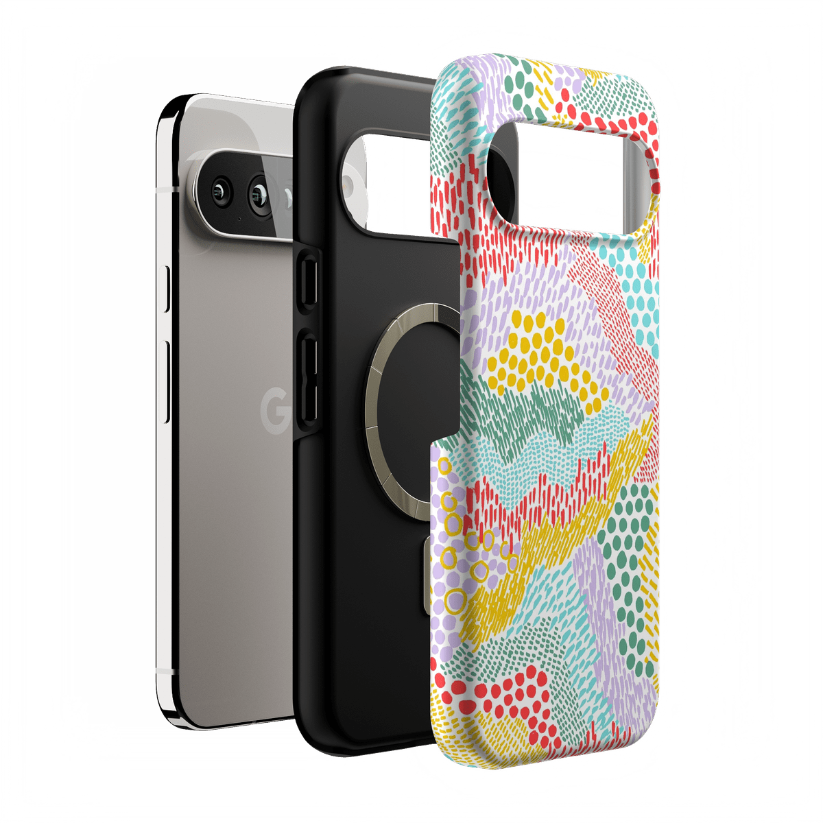 Color Me Happy | Pattern Colorblock Case