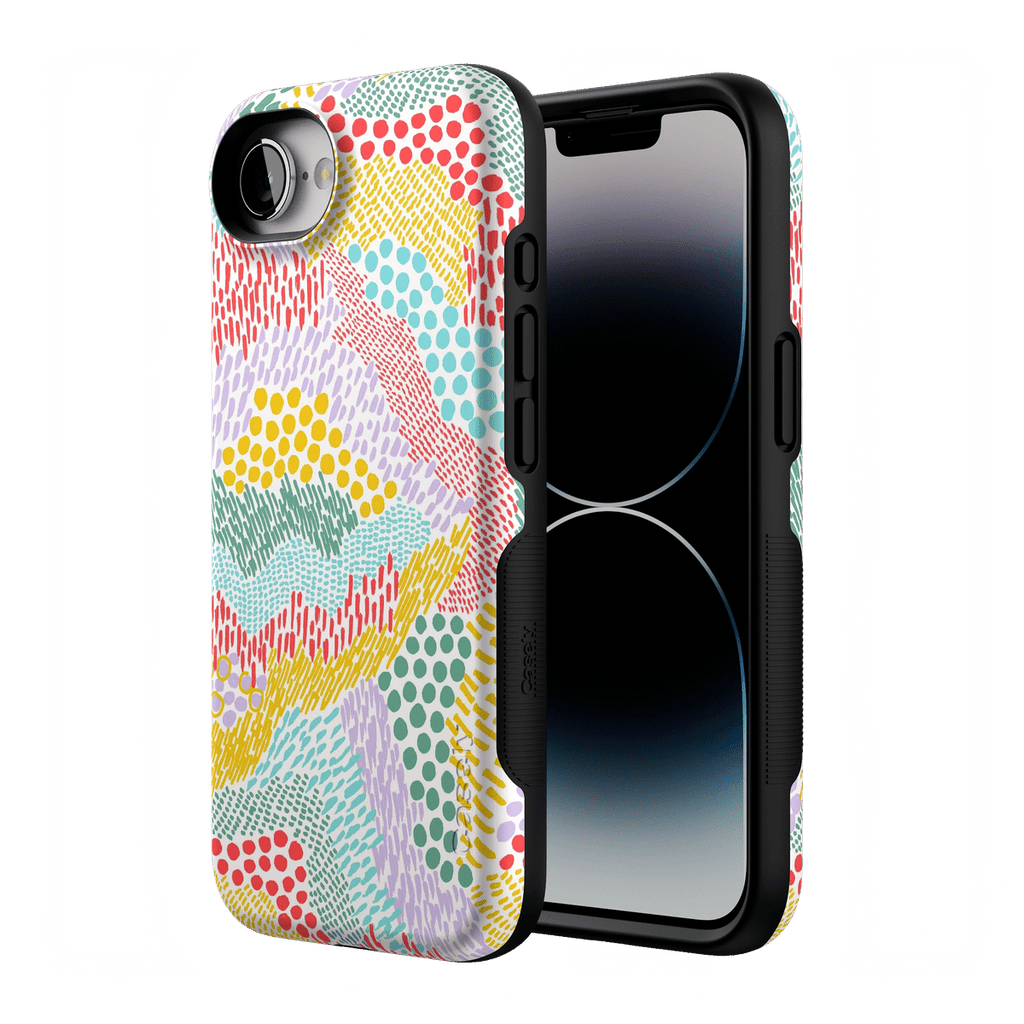 Color Me Happy | Pattern Colorblock Case