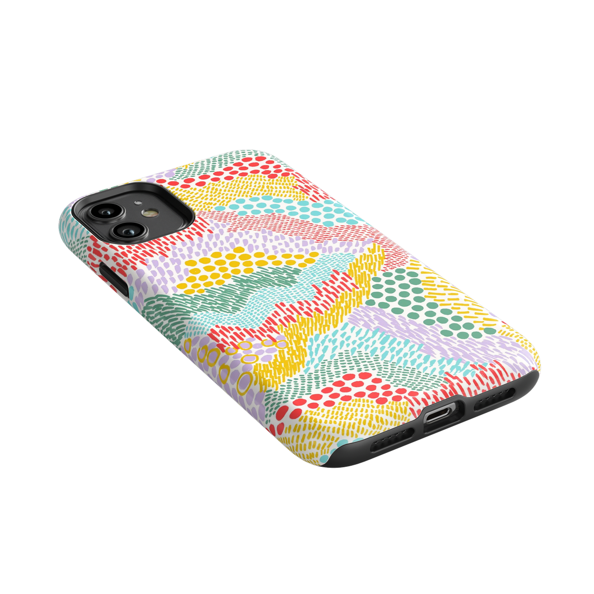 Color Me Happy | Pattern Colorblock Case