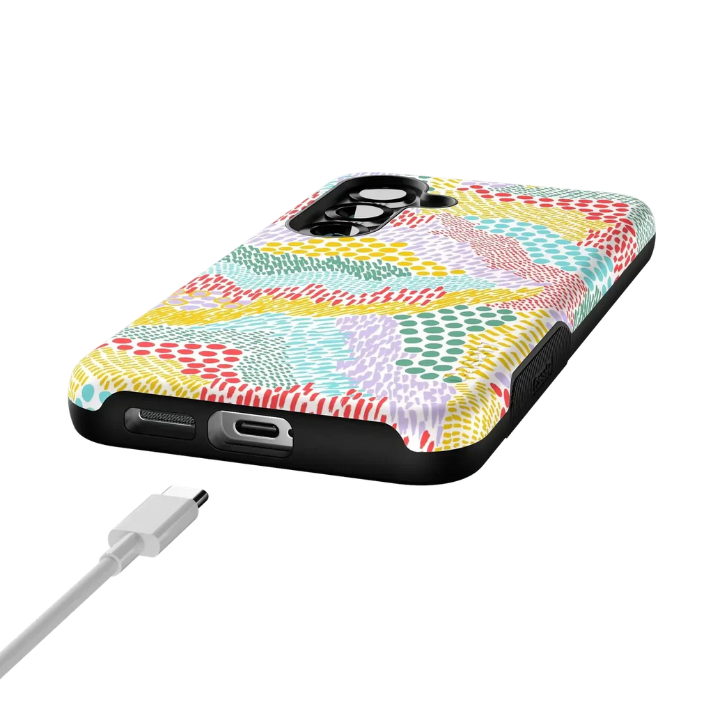 Color Me Happy | Pattern Colorblock Case