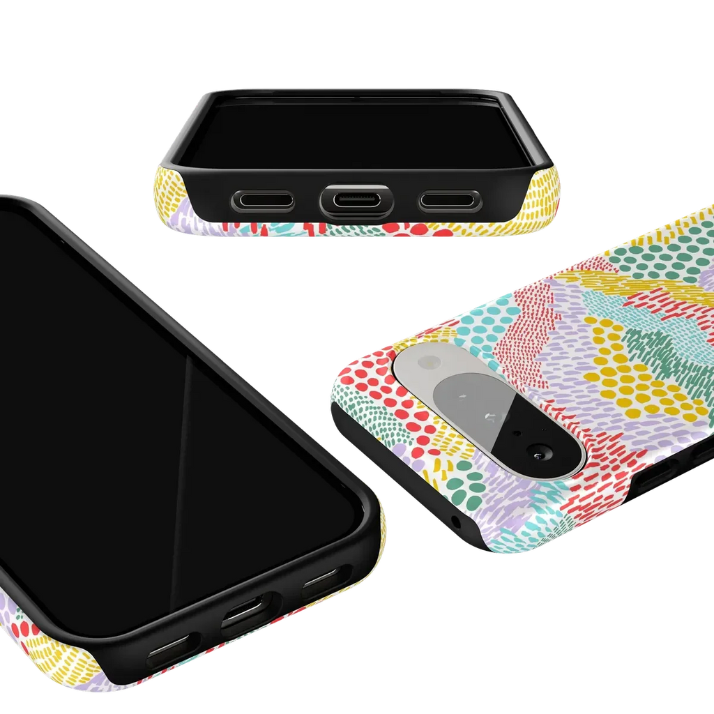 Color Me Happy | Pattern Colorblock Case